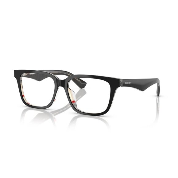 Eyeglasses Burberry Women BE2425D 4121 Top Black On Vintage Check Square